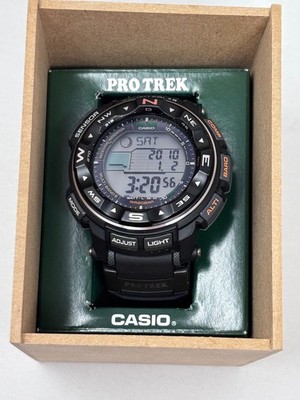 CASIO Pro Trek PRW-2500R PRW-2500 Men's Digital Solar Watch NEW Open Box