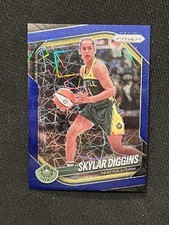SKYLAR DIGGINS 2025 Panini Prizm WNBA BLUE VELOCITY Holo Seattle Storm #123