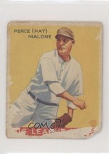1933 Goudey Big League Chewing Gum R319 Pat Malone #55 10p1
