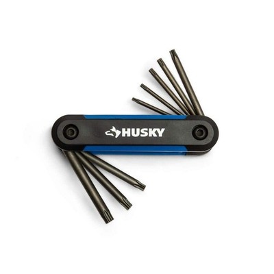 Husky Folding Tamperproof Torx Key Set - 8-Piece