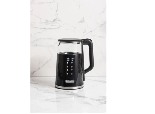 Haden 212931 Touch Screen 1.7 Litre Cordless Electric Glass Kettle, Black