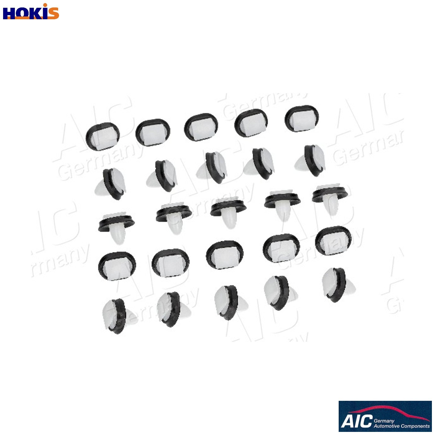 Fits AIC 70924 CLIP, TRIM/PROTECTIVE STRIP SET OF 25 PC - Image 9