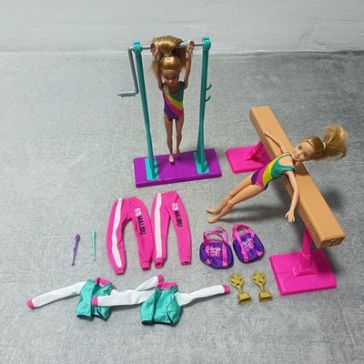 Barbie Stacie Puppe OOAK Gymnastik Nationalmannschaft Training Spielset Zubehör
