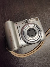 NO FLASH Canon PowerShot A580 8.0MP Digital Camera - Silver TESTED