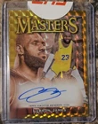 2024 Topps Finest Basketball Gold Refractor Lebron James #MA-LBJ