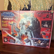 RARE Sealed MIB Captain Power Power Base Action Figure Playset