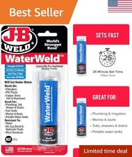 Cures Under Water: WaterWeld Epoxy Putty Stick 2 oz. for Tough Repairs