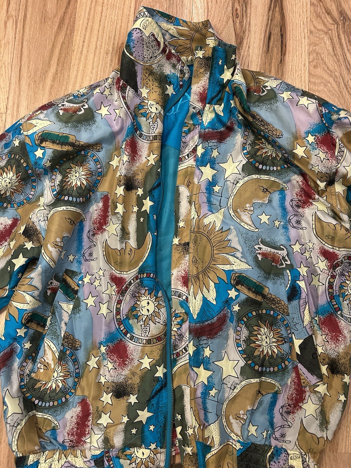 VINTAGE Y2K coAco Celestial Print Jacket Women's … - image 2