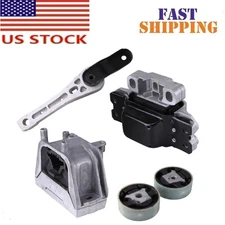 NEW 1K0199262BC Engine Transmission Motor Mount Kit For VW Jetta Golf Passat
