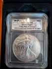 New Listing2014 American Silver Eagle $1 ICG MS70 First Day Issue 1 Oz .999 Bullion Coin