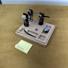 Turntable Cartridges Headshell Stand Display Beech - Four  Accessories- Read