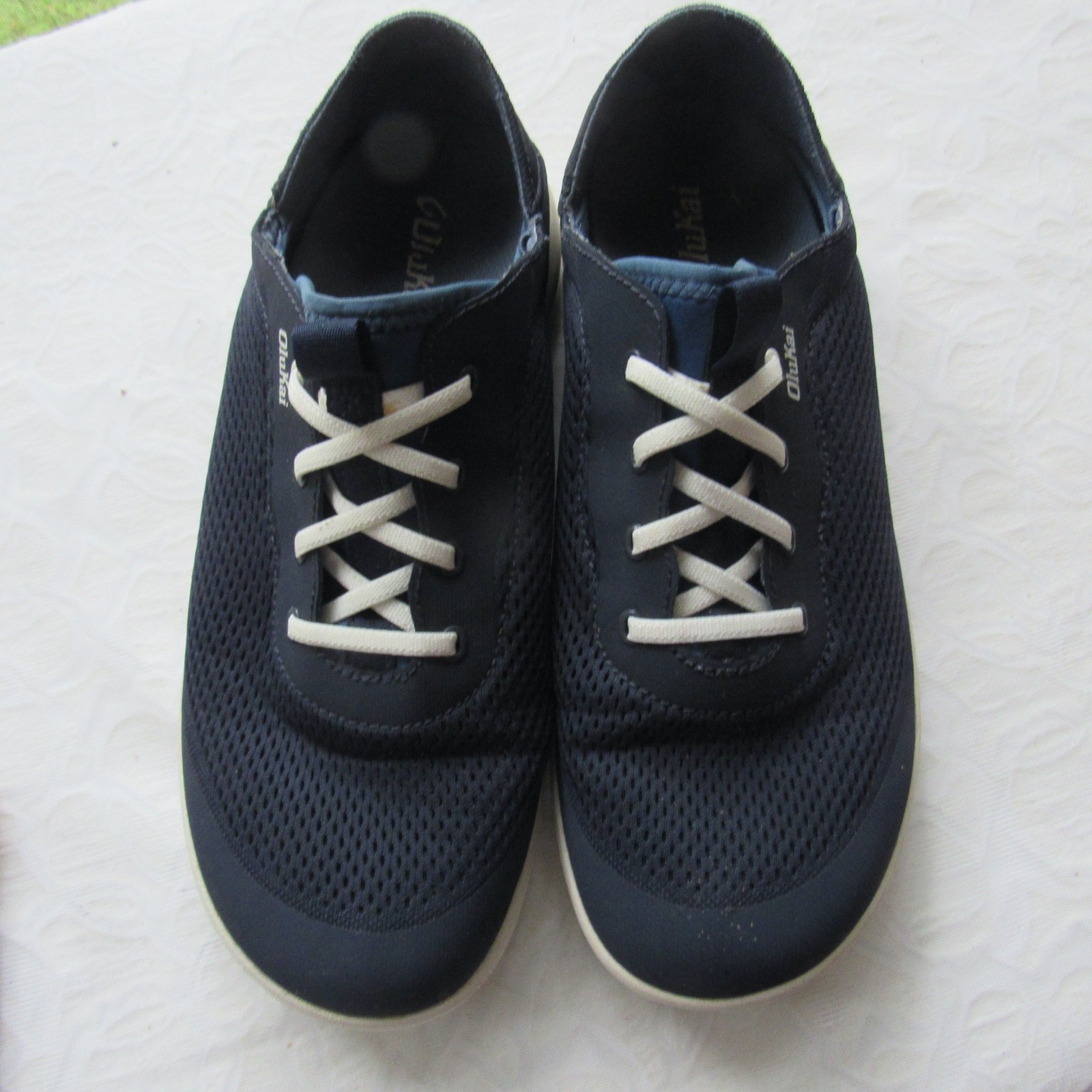 Olukai Men’s Boat Shoes Men’s Sz 9 Blue Quick-Drying Lace Up Sneakers Moku Pae