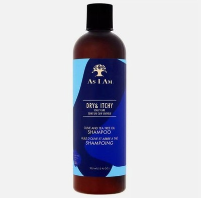 As I Am Dry and Itchy Scalp Care Olive and Tea Tree Oil Shampoo 355ml