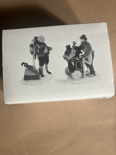 Dept 56 - Cobbler & Clock Peddler - Dickens Village - 58394 - Set of 2 - Picture 15 of 15