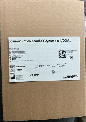 HAMILTON CO2, COM1, Nurse Call COMMUNICATION BOARD.