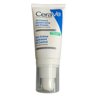 CeraVe - Gel-Crème Hydratant Visage Oil Control - Hydrate en Continu, Restaure l