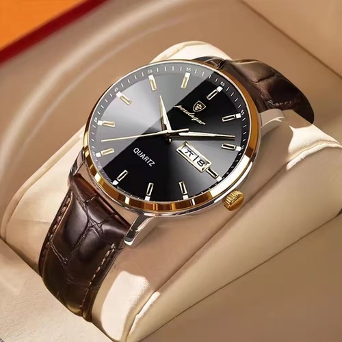 Luxury Men Watch Business Sports Quartz Chronograph Luminous Calendar Waterproof - Picture 3 of 27