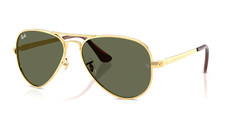 Ray-Ban Aviator Max Sunglasses RB 3925 001/31 58-16 145 Gold Frames Green Lenses
