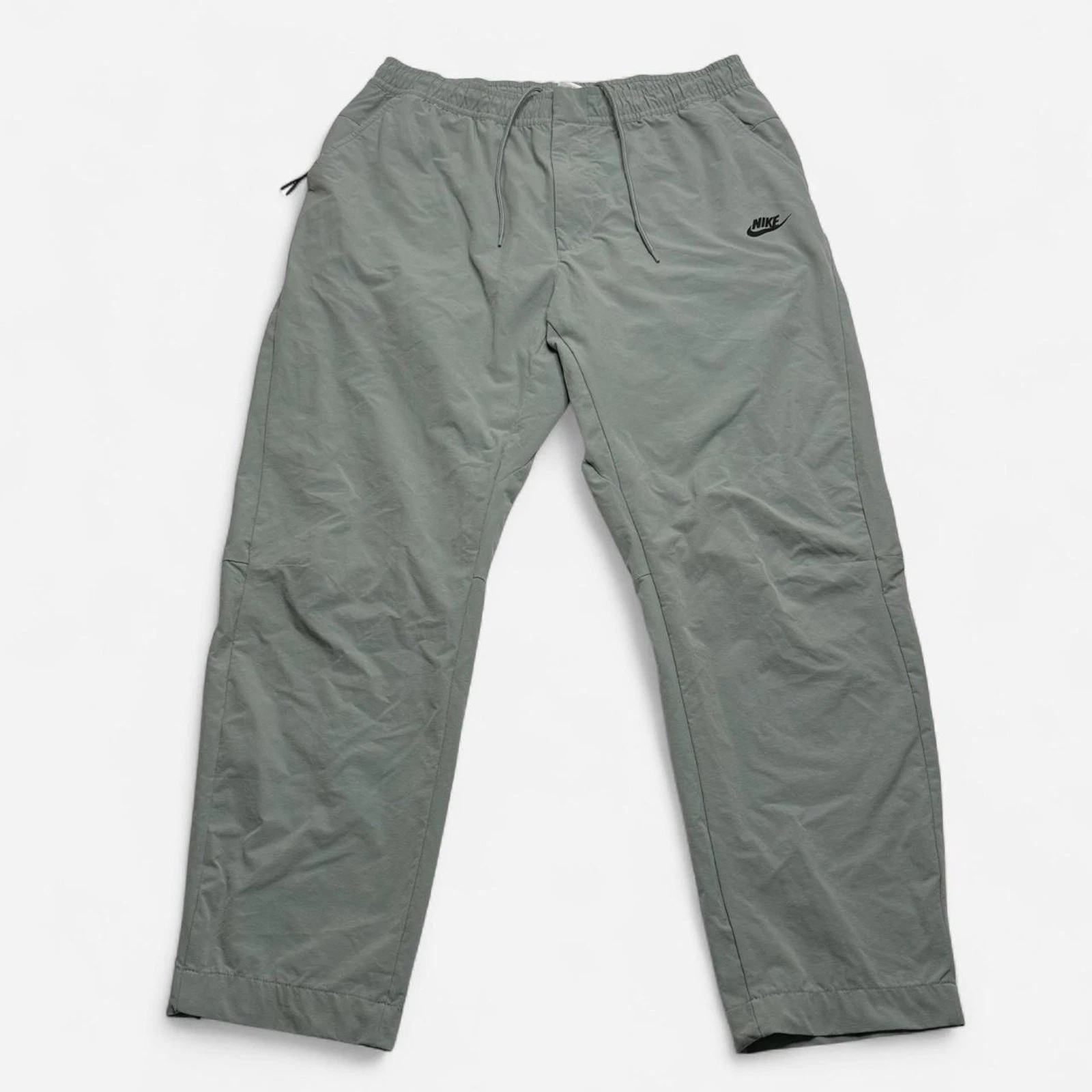 Nike Sportswear Tech Woven Commuter Pants Gray Green Men’s XL Lightweight