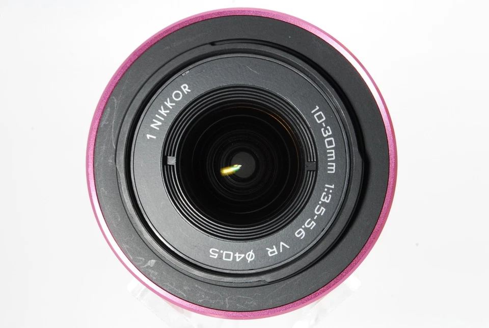 🎦Tested [N MINT ] Nikon 1 J1 Pink Digital Mirrorless Camera 10-30mm Lens Japan - Image 3 of 4