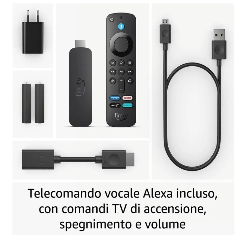 Fire TV Stick 4K di Amazon Alexa Streaming Wi-Fi 6 Dolby Vision/Atmos e HDR10+ - Imagen 2 de 4