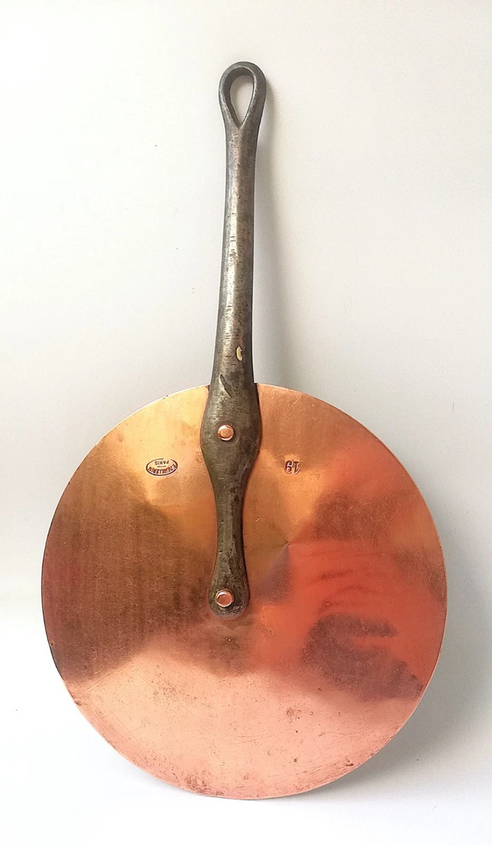 Grande Casserole En Cuivre Dehilerin – Cuisine Au Gaz – Vintage Paris
