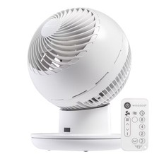 IRIS USA WOOZOO DC Motor Quiet and Eco-Friendly Oscillating Fan, Medium, White