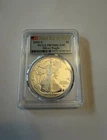 2022-S Proof $1 American Silver Eagle PCGS PR70DCAM FDOI Flag Label