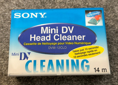 Sony Mini DV Head Cleaner DVM-12CLD Reinigungskassette (Neu & verschweißt)