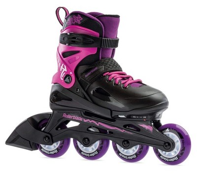 Adjustable Junior Inline Skates for Kids - Fitness Rollerblades, Easy Size Chang