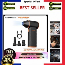 WOLFBOX MF50 Electric Air Duster 110000RPM Rechargeable Cordless Blower for PC