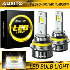 Auxito 9007 Hb5 Led Headlight Bulbs High Low Beam Super Bright 24000lm Canbus X2