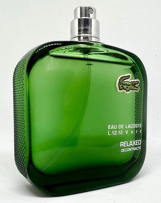 Eau de Lacoste L.12.12 Vert Relaxed by Lacoste 3.3oz/100ml EDT Spray Tester NWOB