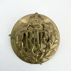 Genuine WW2 RAF Royal Air Force Cap Badge With Metal Plate Backing