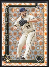 2025 Topps Aaron Civale Holiday Sun Milwaukee Brewers #648