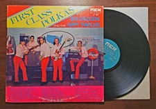 BOB UGUCCIONI & THE HAPPY TRAVELERS First Class Polkas Lp Rex Label RLP-807 Rare