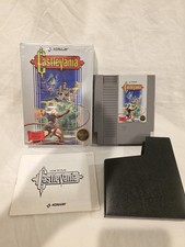 Rare 1st Issued Castlevania Nintendo NES CIB Not Sealed 5 Screw Complete In Box 