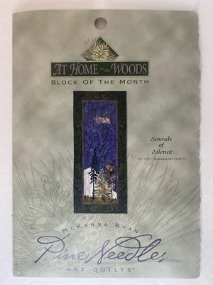 McKenna Ryan At Home In The Woods Quilt Block 3 Sounds Of Silence - Image 1 of 4