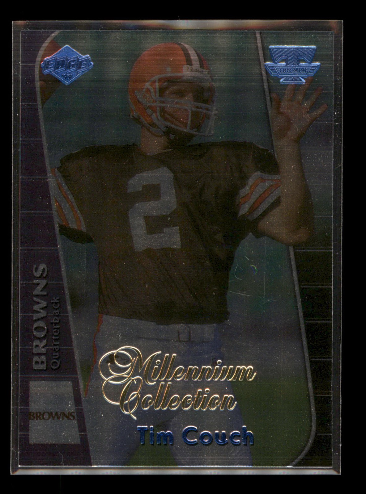 1999 Collector's Edge Triumph #T150 Tim Couch Millennium Collection Blue