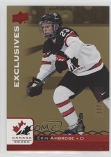2017 Upper Deck Team Canada Juniors Exclusives Red 137/199 Erin Ambrose #23 d4e