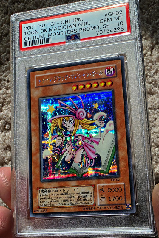 Yu-Gi-Oh! Toon Dark Magician Girl Japanese G6-02 DM6 Promotional Card PSA 10