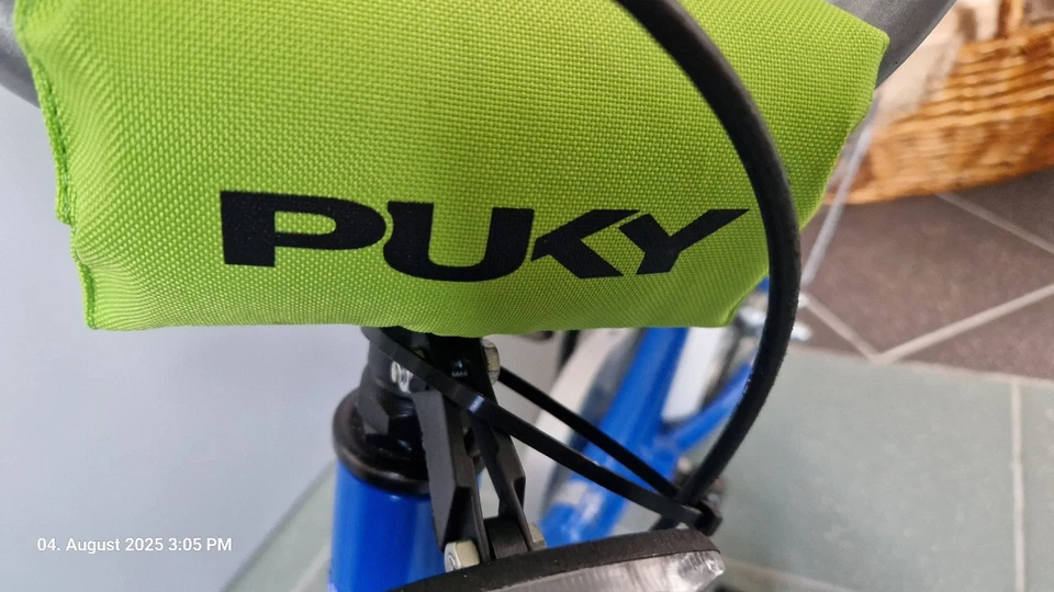 Puky 12 Zoll Kinderfahrrad Alu Rahmen Puky blau mit Wimpel - Bild 4 von 4