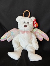 Ty Beanie Babies Collection HALO The Angel Bear 1998 P.E. Pellets MWT