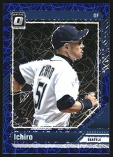 2024 Donruss Optic Blue Velocity Baseball Card #75 Ichiro