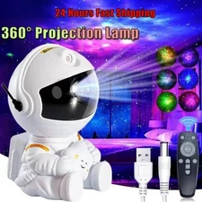 Star Projector Galaxy Night Light Astronaut Space Starry Ceiling LED Lamp