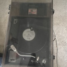 Image of Aiwa Aiwa Turntable with Dust Cover in Brown/Silver Colour