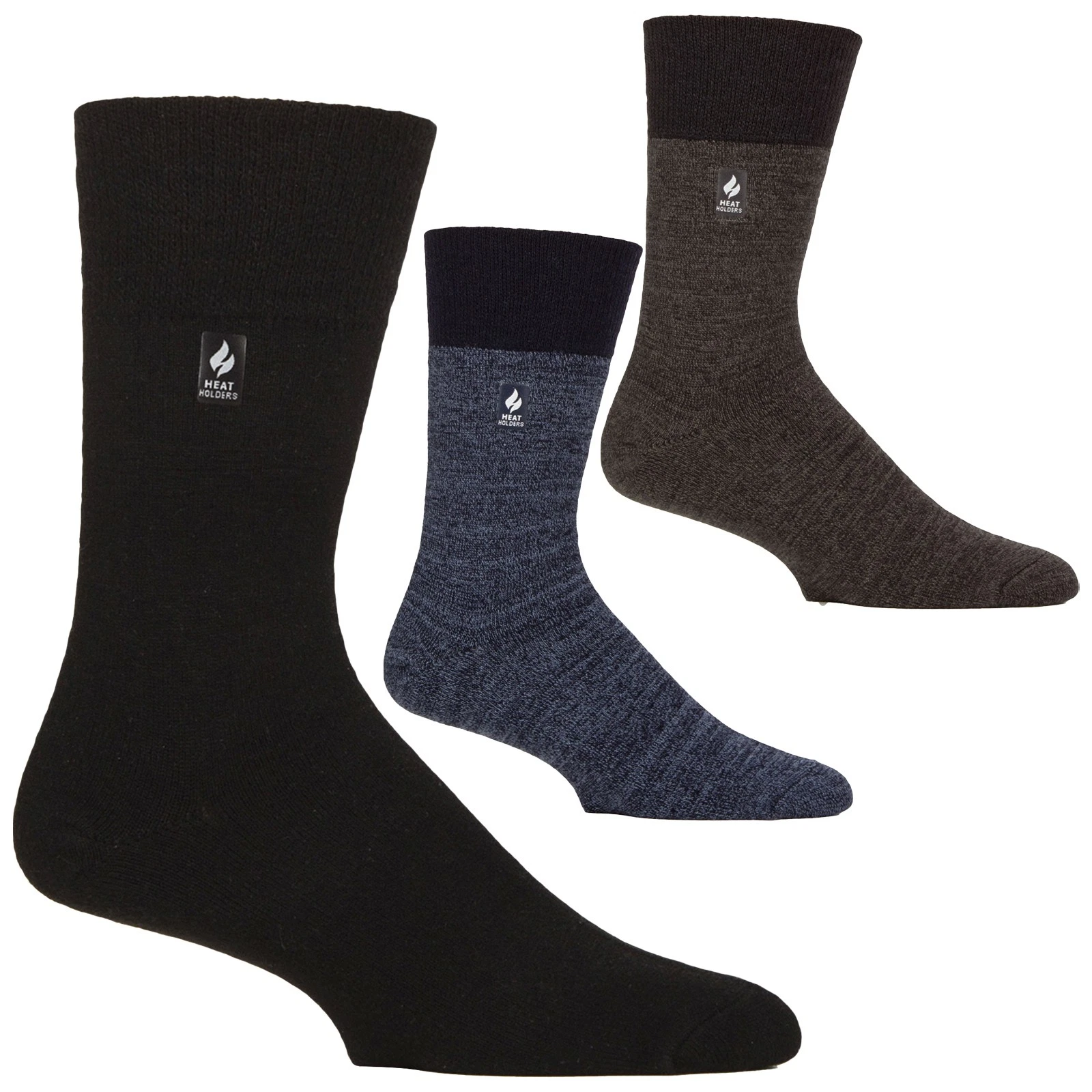 Gentle Grip - Mens Non-binding Thermal HoneyComb Top Socks
