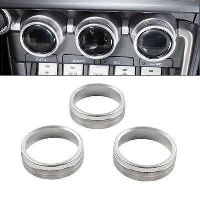 Center Console AC Knob Ring Trim For Subaru BRZ For Toyota GR86 2021-2024