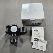 K500 Pentax Camera body with 18-55mm lens