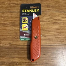 Stanley 10-189C Self Retracting Safety Blade Utility Knife New